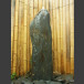 Fontaine Monolith schiste gris-brun 120cm 