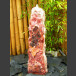 Fontaine Monolithe Onyx rouge 75cm