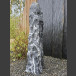 Alaska Marbre Monolith noir-blanc 92cm de haut