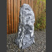 Alaska Marbre Monolith noir-blanc 79cm de haut