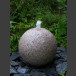 Boule de Fontaine en granite rouge 30cm