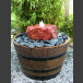 Rocher Fontaine complet grès dans le  tonneau de vin