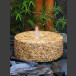 Fontaine de Jardin complet Meule granite jaune 30cm