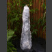 Fontaine Monolithe marbre blanc gris 80cm