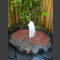 Fontaine de jardin mousseux schiste 65cm 2