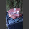 Fontaine pour la terrasse cascade grès rouge dans panier