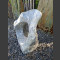 Sculpture en marbre gris-blanche 57cm de haut