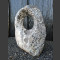 Sculpture en marbre gris-blanche 79cm de haut