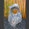 Sculpture en marbre gris-blanche 65cm de haut