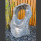 Sculpture en marbre gris-blanche 71cm de haut