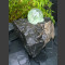 Fontaine granite belge avec rotative boule en verre 15cm