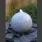 Boule de Fontaine granite gris 40cm1