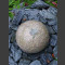 Boule de Fontaine en granite rouge 30cm2