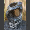 Sculpture en marbre noir-blanc 130cm de haut