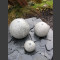 Boule de Fontaine complet Trio granite gris 40/30/20cm2