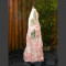 Fontaine Monolithe Marbre rose blanc 75cm