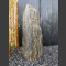 Monolith de gneiss zébrées 74cm de hautGneis Naturstein Monolith 74cm hoch
