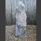 Alaska Marbre Monolith noir-blanc 73cm de haut