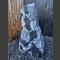 Alaska Marbre Monolith noir-blanc 73cm de haut