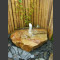 Fontaine de jet d'eau moussant gres beige