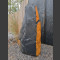 Pierre Solitäre Schiste noir-coloré 140cm de haut