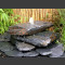 Cascade fontaine de jardin complet ardoise gris-noir 3 pièces