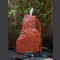 Fontaine de jardin grès rouge 35cm1