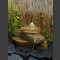 Cascade fontaine de jardin grès beige 3 pièces