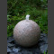 Boule de Fontaine en granite rouge 30cm1