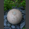 Granit Kugel Quellstein 40cm rot 1