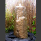 Pierre à fontaine de jardin grès beige 70cm