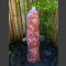 Fontaine Monolithe Onyx rouge poncè 90cm 1