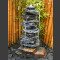 Cascade fontaine de jardin complet schiste gris-noir 12 pièces
