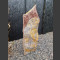 Monolith Schiste rouge-coloré 84cm de haut