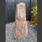Monolith Schiste rouge-coloré 81cm de haut