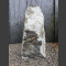 Marbre Monolith blanc-gris 68cm de haut