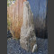 Monolith de gneiss zébrées 114cm de haut