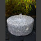 Fontaine de Jardin complet Meule granite gris 30cm