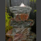 Cascade fontaine de jardin complet schiste noir-rouge 85cm