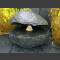 Fontaine Set complet Basalte huître avec rotative boule en verre 