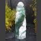 Monolith Fontaine Rocher Laponie vert avec rotative boule en Laponie vert 12cm