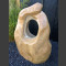 Sculpture en marbre beige 115cm de haut