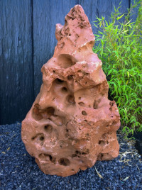 Solitärstein schwarzer Schiefer 127cm hoch