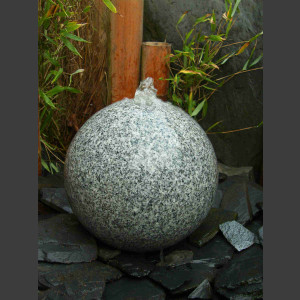 Kugelbrunnen grauer Granit 30cm 1