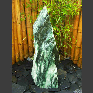 Komplettset Brunnen Spaltfelsen grüner Quarzit 80cm 1