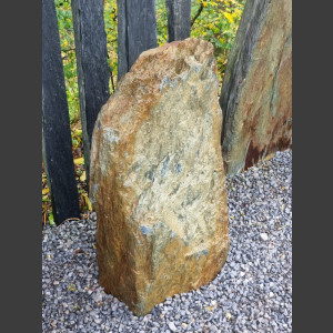 Monoliet van grijs-bruin Leisteen 98cm hoog