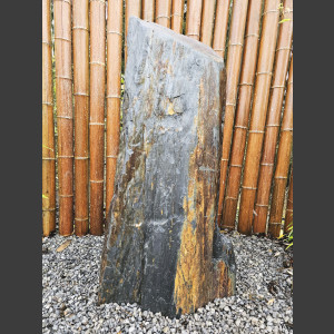 Monoliet van grijs-bruin Leisteen 98cm hoog