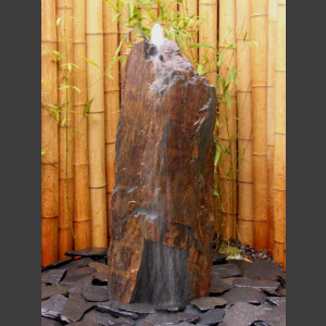 Schiefer Monolith 95cm graubraun1