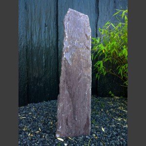 Monoliet van paarse marmer 97cm hoog