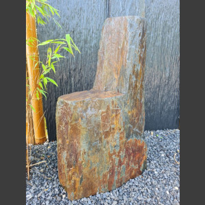 Monoliet van grijs-bruin Leisteen 92cm hoog